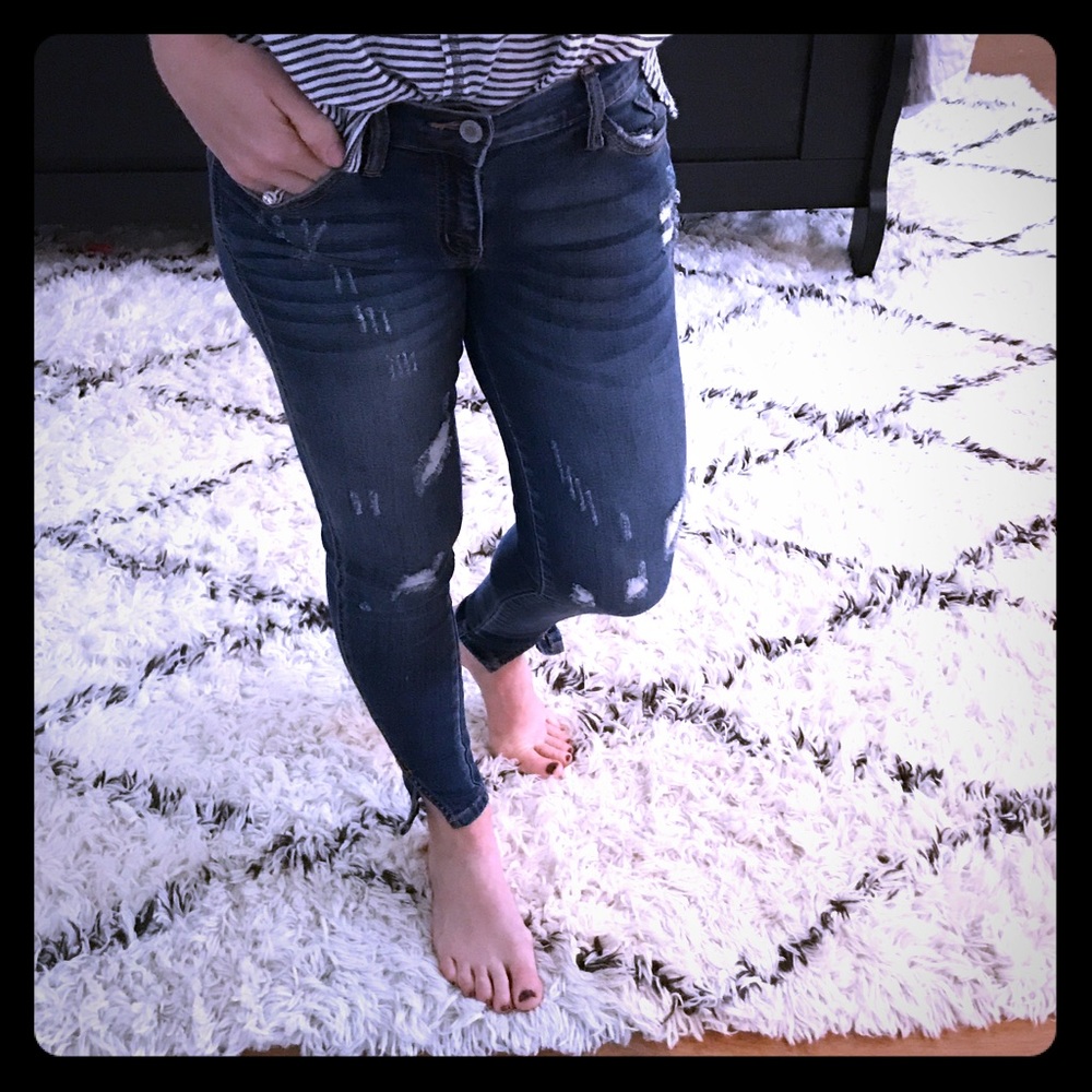 Vici split ankle jeans